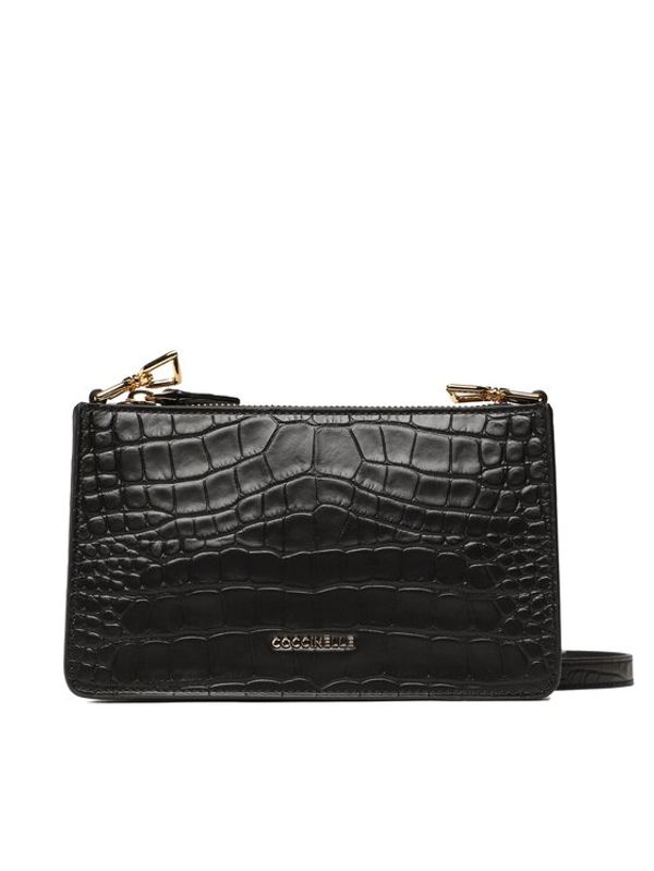 Coccinelle Coccinelle Дамска чанта NTI Arya Croco Soft E5 NTI 55 01 01 Черен