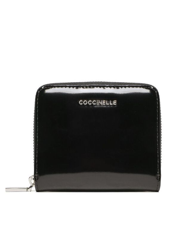 Coccinelle Coccinelle Малък дамски портфейл MX8 Metallic Shiny Calf E2 MX8 11 A2 01 Черен