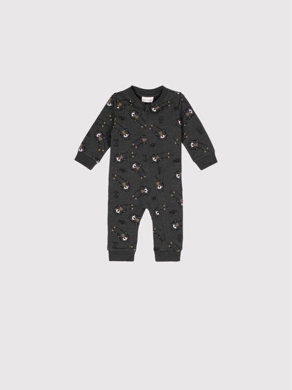 Coccodrillo Coccodrillo Бебешки гащеризон без стъпала WC2104201SUP Сив Regular Fit