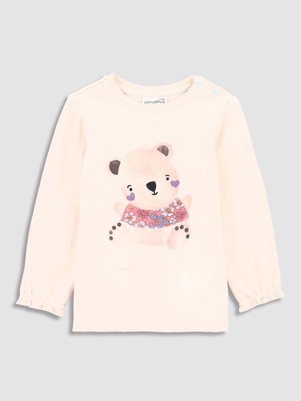 Coccodrillo Coccodrillo Блуза WC3143101SRN Екрю Regular Fit