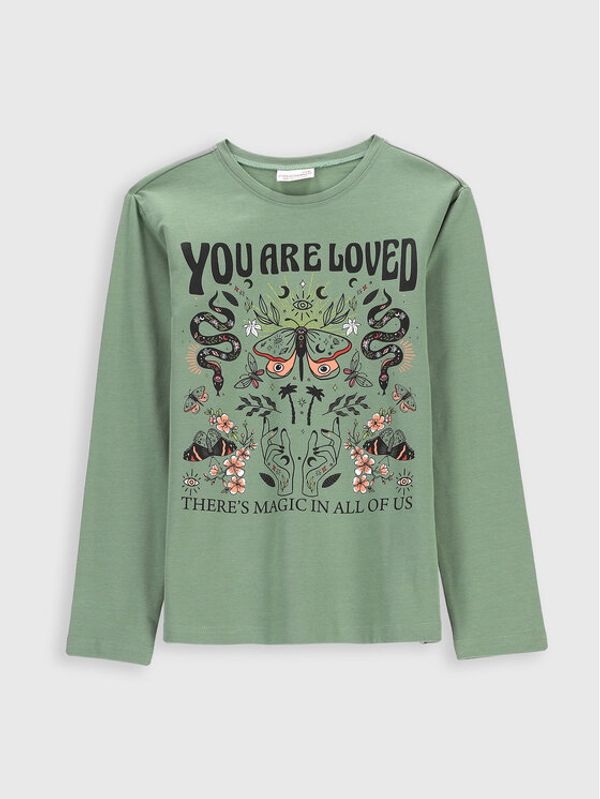 Coccodrillo Coccodrillo Блуза ZC2143101MAJ Зелен Regular Fit