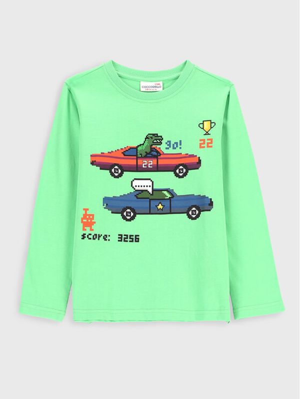 Coccodrillo Coccodrillo Блуза ZC2143103GAK Зелен Regular Fit