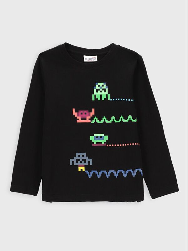 Coccodrillo Coccodrillo Блуза ZC2143104GAK Черен Regular Fit