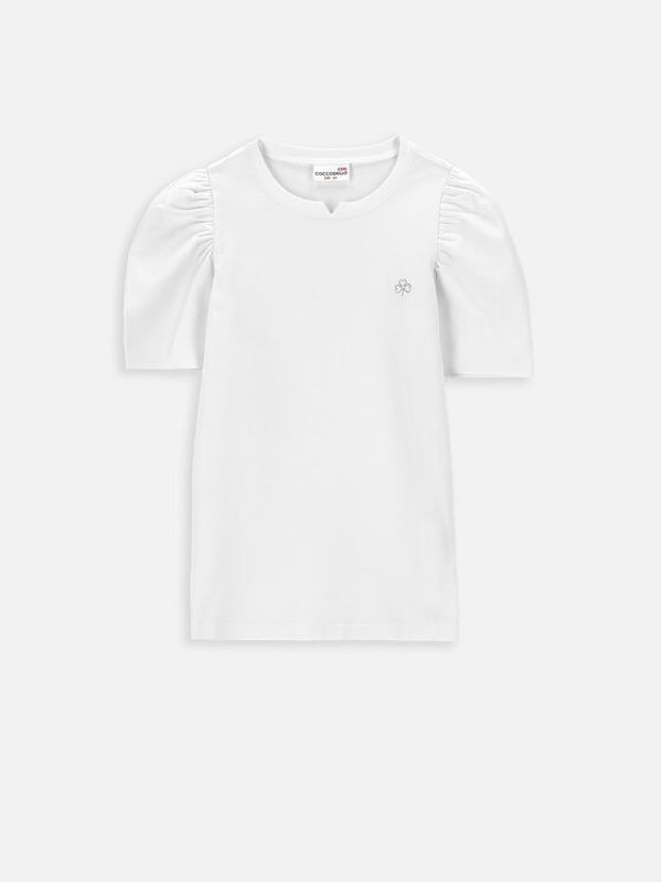 Coccodrillo Coccodrillo Блуза ZC3143202BSG Бял Regular Fit