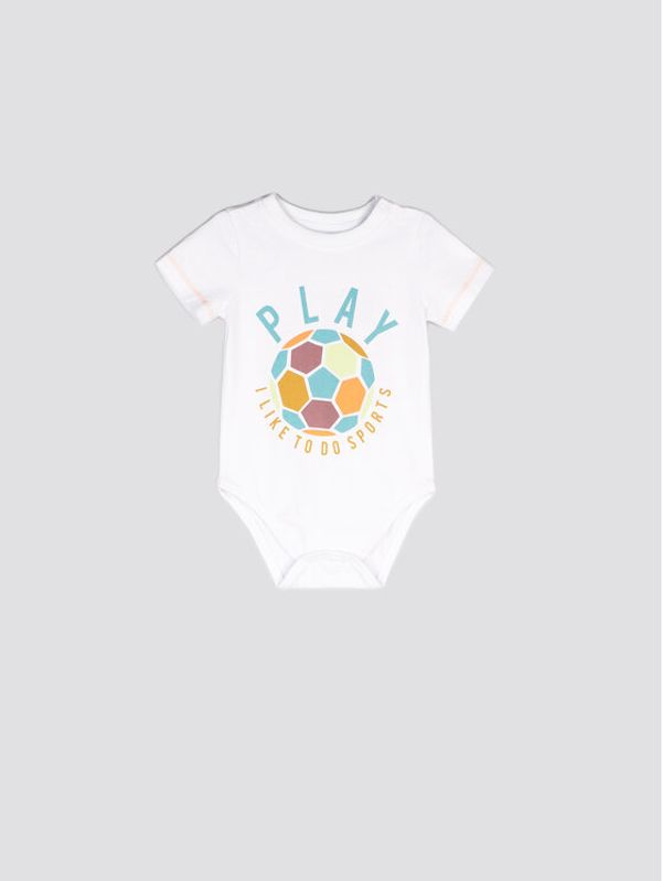 Coccodrillo Coccodrillo Боди WC2112203HUG Бял Regular Fit