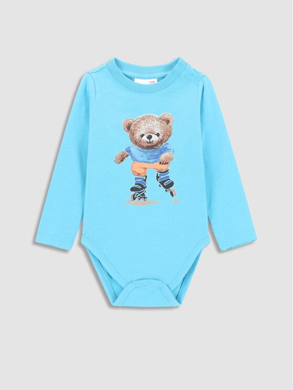 Coccodrillo Coccodrillo Боди WC3112103SKN Син Regular Fit