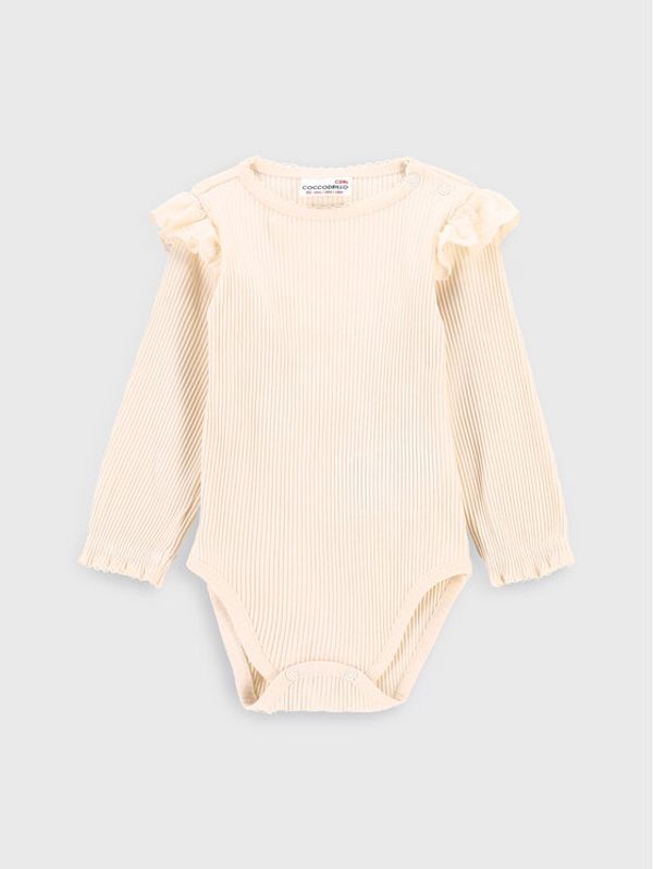 Coccodrillo Coccodrillo Боди ZC2112101CGN Екрю Regular Fit