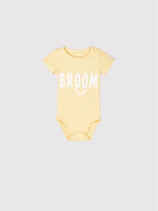 Coccodrillo Coccodrillo Детско боди WC2412203BRO Жълт Regular Fit