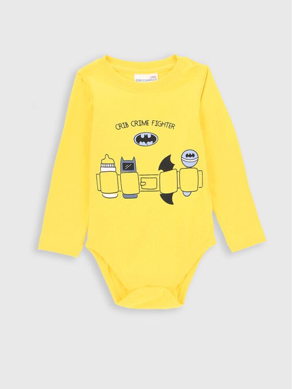 Coccodrillo Coccodrillo Детско боди ZC2112101LIB Жълт Regular Fit