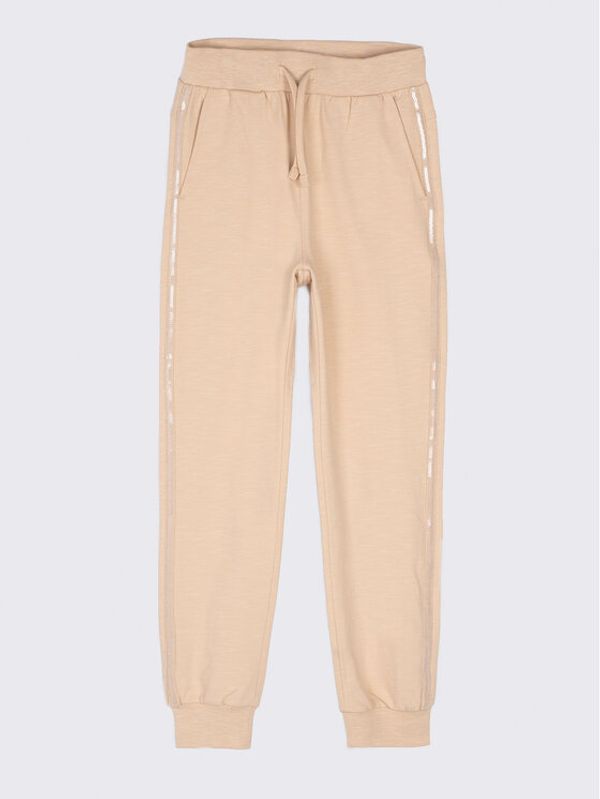 Coccodrillo Coccodrillo Долнище анцуг WC2120101GRO Бежов Regular Fit