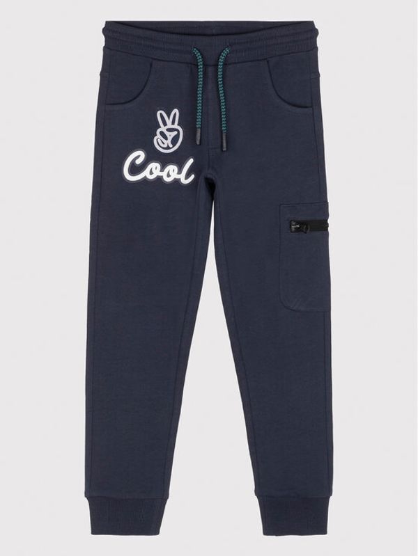 Coccodrillo Coccodrillo Долнище анцуг ZC1120104KIN Тъмносин Loose Fit