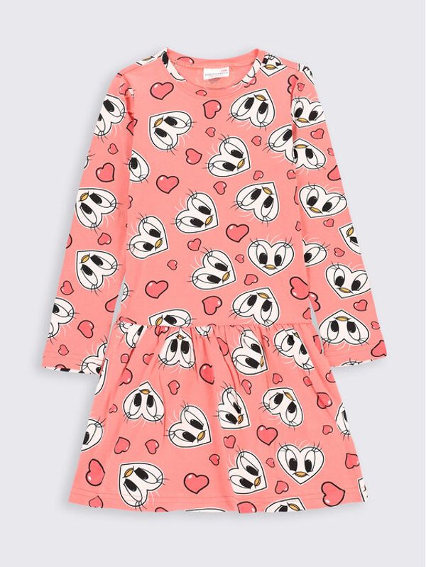 Coccodrillo Coccodrillo Ежедневна рокля LOONEY TUNES ZC2129102LIG Розов Regular Fit