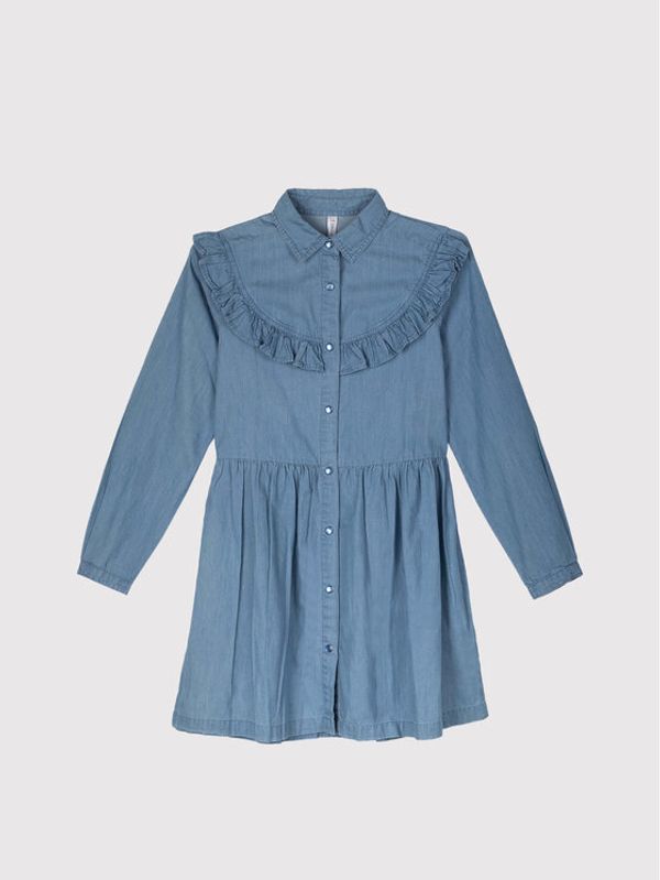 Coccodrillo Coccodrillo Ежедневна рокля WC2128101ENO Син Regular Fit