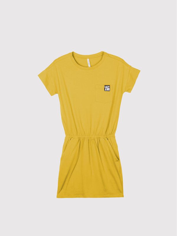 Coccodrillo Coccodrillo Ежедневна рокля WC2129201EVG Жълт Regular Fit