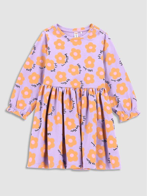 Coccodrillo Coccodrillo Ежедневна рокля WC3129101RPN Виолетов Regular Fit