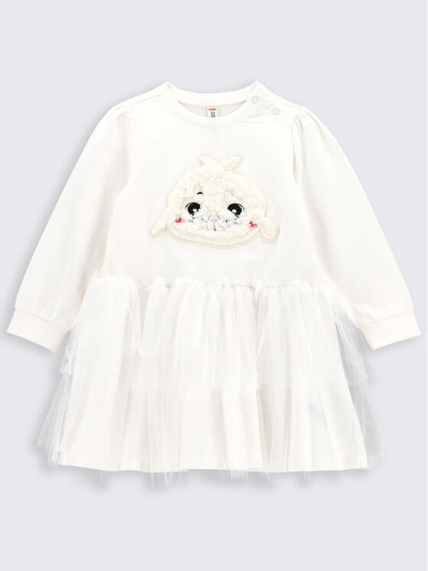 Coccodrillo Coccodrillo Ежедневна рокля ZC2129101WIN Бял Regular Fit