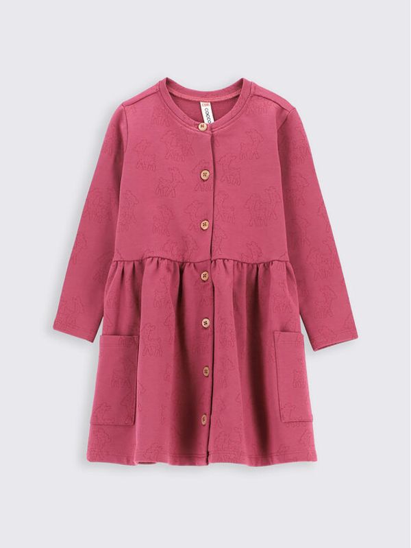 Coccodrillo Coccodrillo Ежедневна рокля ZC2129101WON Розов Regular Fit