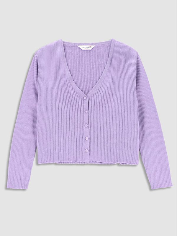 Coccodrillo Coccodrillo Кардиган WC3172201RPJ Виолетов Regular Fit