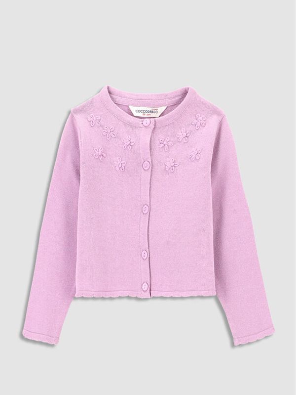 Coccodrillo Coccodrillo Кардиган WC3172201RPN Виолетов Regular Fit