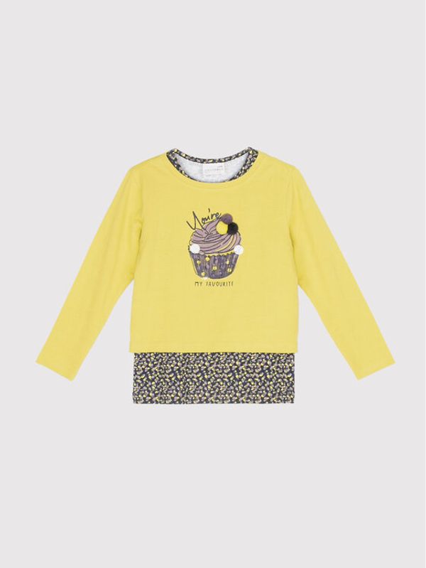 Coccodrillo Coccodrillo Комплект 2 блузи ZC1143101CHO Жълт Regular Fit