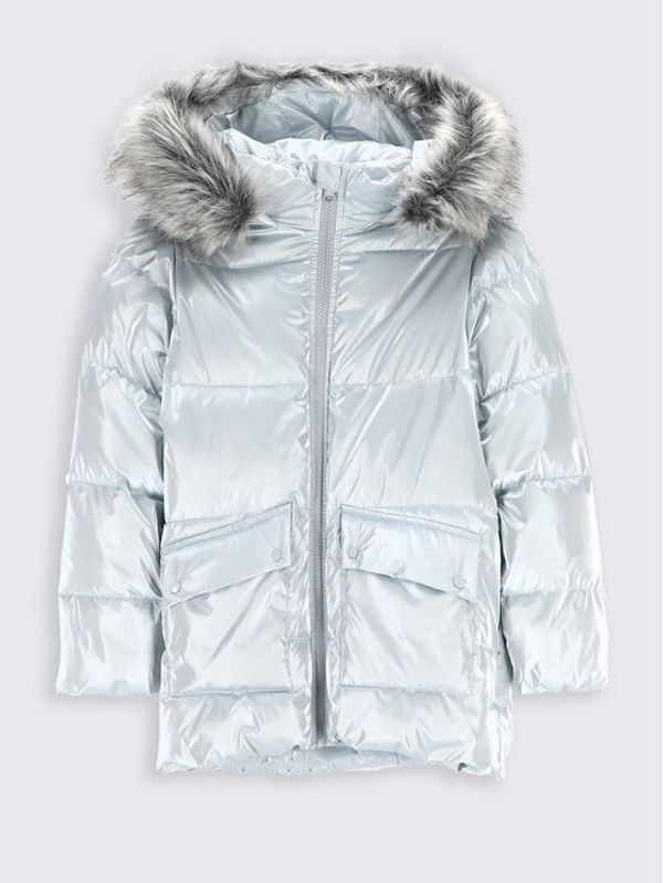 Coccodrillo Coccodrillo Пухено яке ZC2152101OGK Сив Regular Fit