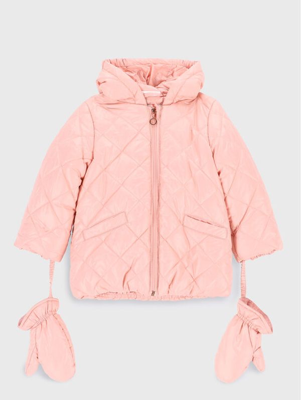 Coccodrillo Coccodrillo Пухено яке ZC2152101OGN Розов Regular Fit