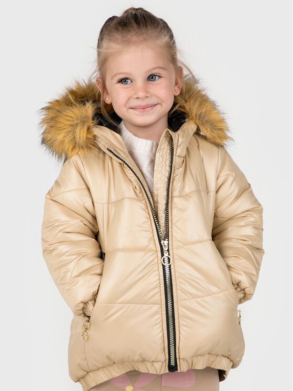 Coccodrillo Coccodrillo Пухено яке ZC2152102OGK Бежов Regular Fit