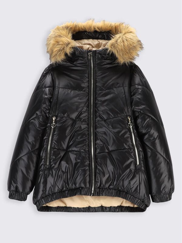 Coccodrillo Coccodrillo Пухено яке ZC2152102OGK Черен Regular Fit