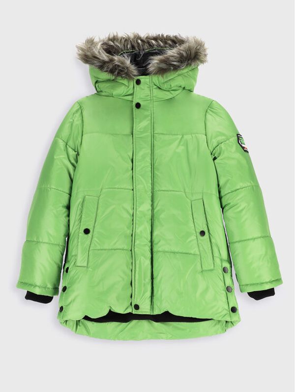 Coccodrillo Coccodrillo Пухено яке ZC2152105OBJ Зелен Regular Fit