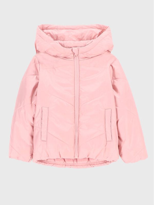 Coccodrillo Coccodrillo Пухено яке ZC2152701OGK Розов Regular Fit