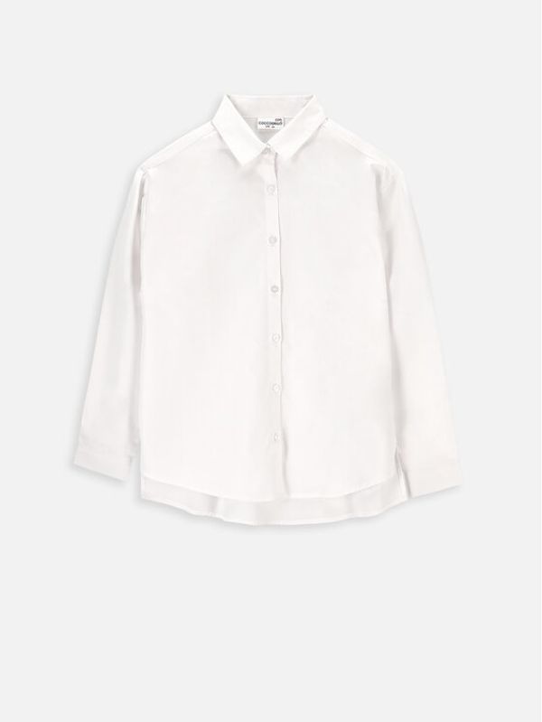 Coccodrillo Coccodrillo Риза ZC3140103BSG Бял Regular Fit