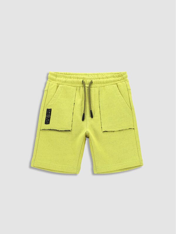 Coccodrillo Coccodrillo Шорти от плат WC3120501JBJ Жълт Regular Fit