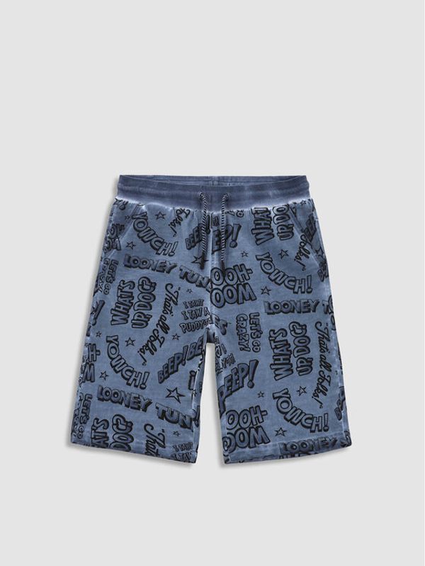 Coccodrillo Coccodrillo Шорти от плат WC3120501LIB Син Regular Fit