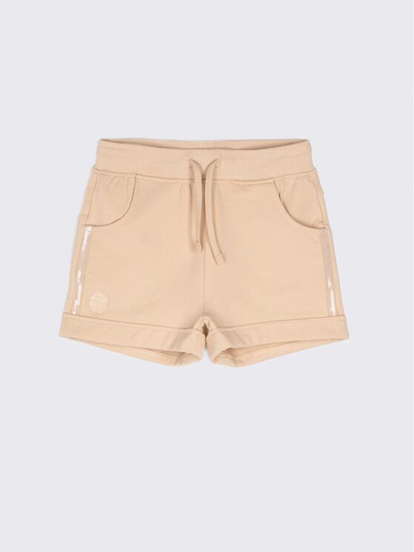 Coccodrillo Coccodrillo Спортни шорти WC2120402GRO Бежов Regular Fit