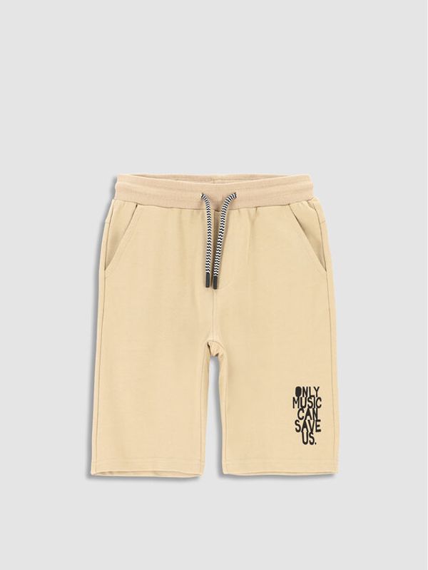 Coccodrillo Coccodrillo Спортни шорти WC3120501EVB Бежов Regular Fit