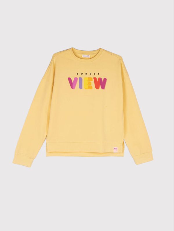 Coccodrillo Coccodrillo Суитшърт WC2132101NOB Жълт Regular Fit