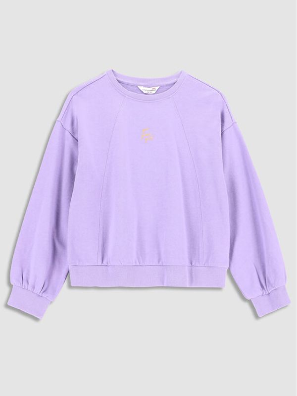 Coccodrillo Coccodrillo Суитшърт WC3132102EVG Виолетов Regular Fit