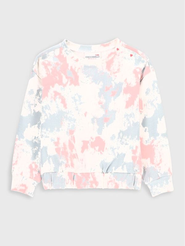 Coccodrillo Coccodrillo Суитшърт ZC2132101EMK Бял Regular Fit