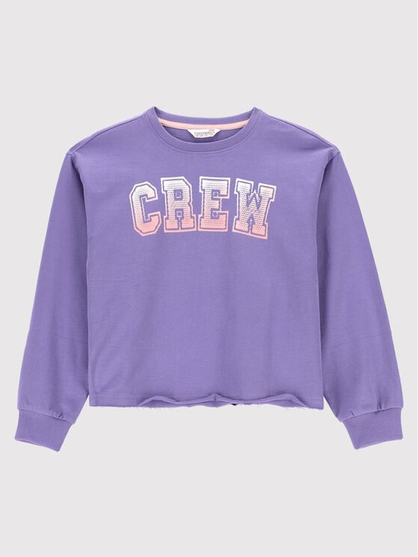 Coccodrillo Coccodrillo Суитшърт ZC2132102EVG Виолетов Relaxed Fit