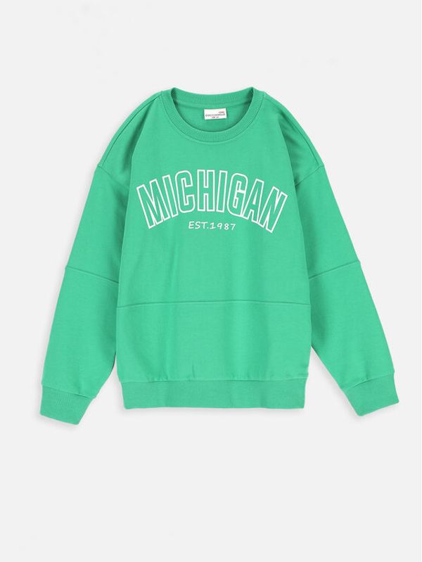 Coccodrillo Coccodrillo Суитшърт ZC3132101VBB Зелен Regular Fit