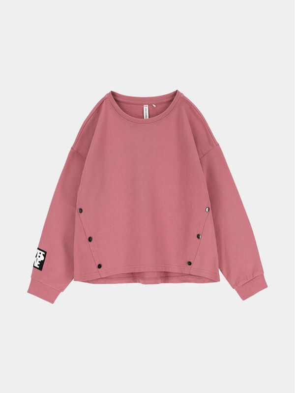 Coccodrillo Coccodrillo Суитшърт ZC3132104MGJ Розов Relaxed Fit