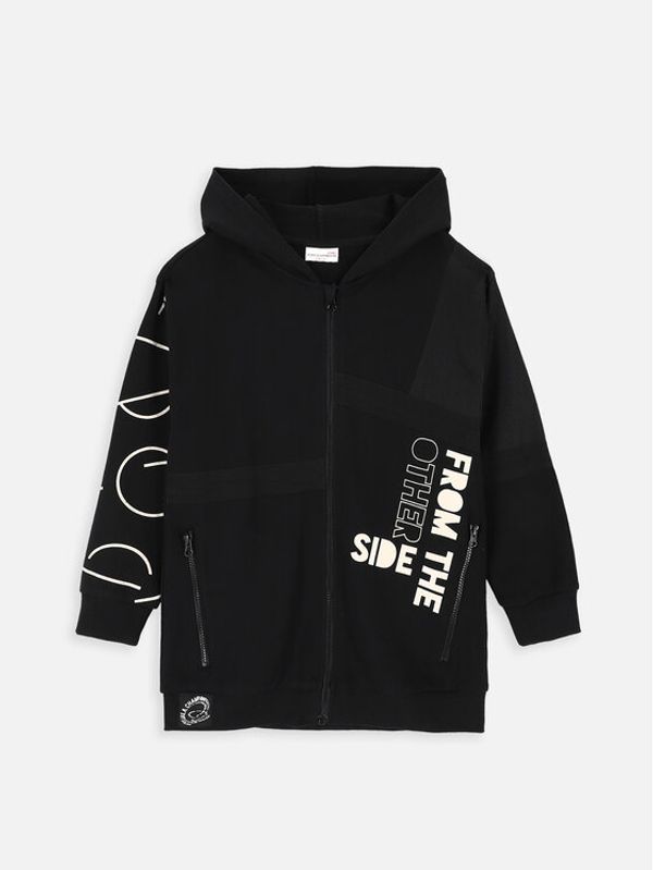 Coccodrillo Coccodrillo Суитшърт ZC3132901MBJ Черен Regular Fit