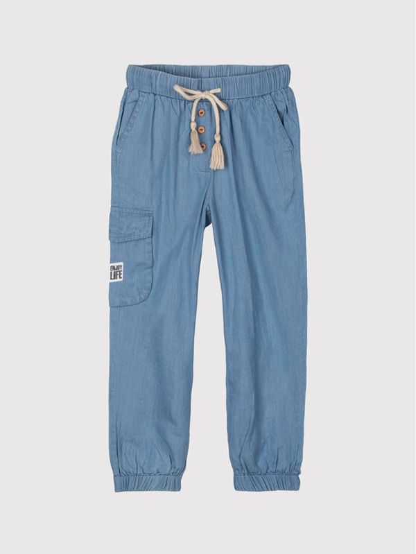 Coccodrillo Coccodrillo Текстилни панталони WC2123101ENO Син Regular Fit