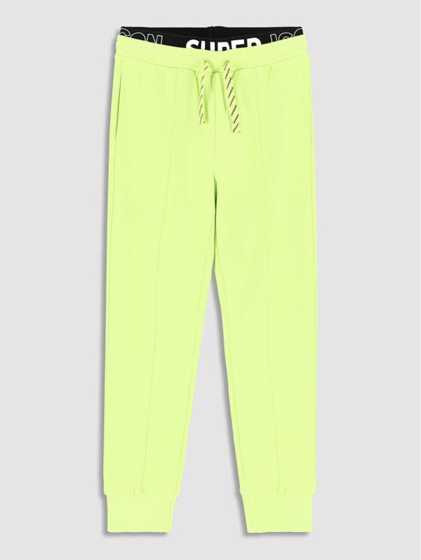 Coccodrillo Coccodrillo Текстилни панталони WC3120101DRK Зелен Regular Fit