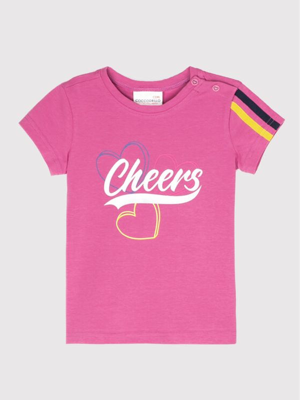 Coccodrillo Coccodrillo Тишърт WC2143201DAN Розов Regular Fit