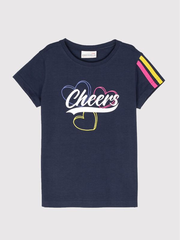 Coccodrillo Coccodrillo Тишърт WC2143201DAN Тъмносин Regular Fit