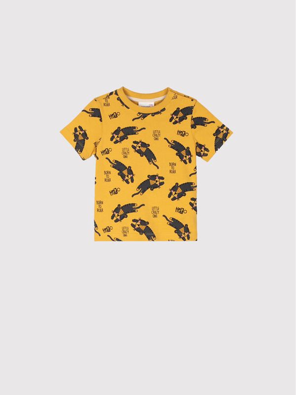 Coccodrillo Coccodrillo Тишърт WC2143201SUP Жълт Regular Fit
