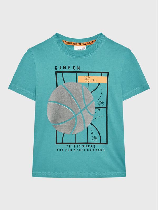 Coccodrillo Coccodrillo Тишърт WC2143202GOI Електриков Regular Fit