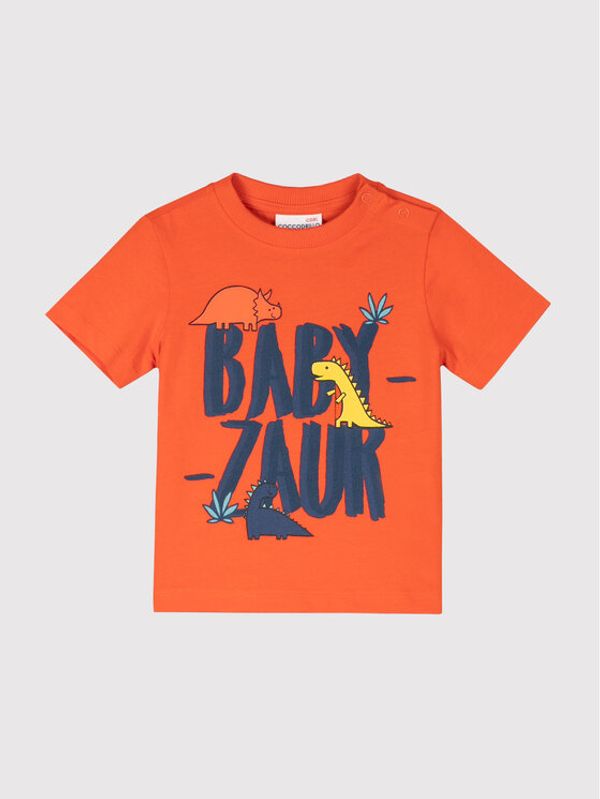 Coccodrillo Coccodrillo Тишърт WC2143203BAZ Оранжев Regular Fit