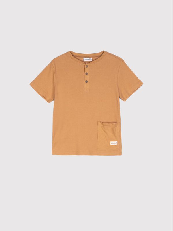 Coccodrillo Coccodrillo Тишърт WC2143206ILI Кафяв Regular Fit